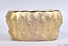 AMARILLO GOLD TOPF OVAL 28X17X14CM