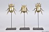 DECO INSECT OP VOET GOUD 10X7X21CM ASS P/1
