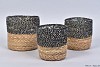 ZEEGRAS POTMAND ZWART/GOUD 3DLG NM