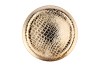 MELAMINE CROCO CHAMPAGNE PLATE 33X1CM