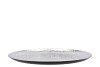 MELAMINE CROCO SILVER PLATE 33X1CM