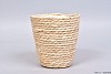 SEAGRASS STRAW NATURAL POT BASKET 18X18CM