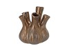 AGLIO BRONZE VASE 17X20CM