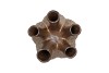 AGLIO BRONZE VASE 17X20CM