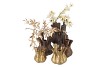 AGLIO BRONZE VASE 20X25CM