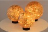ILLUMINATED GLASS BALL D25CM