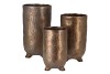 ST TROPEZ BRONZE VASE 12X21CM