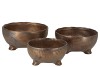 ST TROPEZ BRONZE BOWL 16X8CM