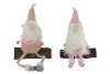 FLUFFY SANTA LAAG 12X5X17CM ASS P/1