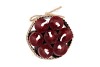CANDLE CROWN BORDEAUX PER 7 2X12CM NM
