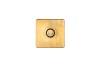 DECO HAND KANDELAAR 1X GLAS/GOUD 8X8X8CM NM