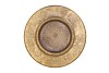 ST TROPEZ GOLD CANDLE HOLDER BLUNT 14X3CM