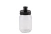 CANDLE JAR BLACK 8X13CM NM