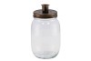 CANDLE JAR GOLD 11X17CM NM
