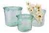 GLASS MINSK CYLINDER POT 23X21CM