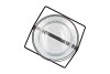 MELKBUS VAAS IN METALEN REK 19X18X20CM