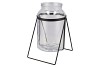 MELKBUS VAAS IN METALEN REK 21X18X30CM