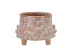 EIVISSA PINK BOWL 13X10CM