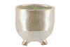 ST. TROPEZ PEARL GREEN POT 12X12CM
