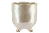 ST TROPEZ CREAM PEARL POT 18X17CM