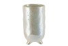 ST. TROPEZ PEARL GREEN VASE 12X21CM
