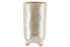 ST. TROPEZ PEARL GREEN VASE 13X25CM