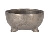 ST TROPEZ MATT SILBER SCHALE 16X8CM