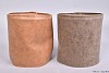 LEATHER FLOWER POT BROWN ASSORTED A PIECE 16X16X17CM