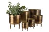 DOBRA OUD GOUD POT METAAL 14X16CM