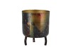 DOBRA FLAME POT METAAL 8X10CM