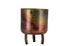 DOBRA FLAME POT METAAL 10X12CM