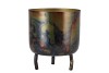DOBRA FLAME POT METAL 14X16CM