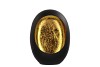 MARRAKECH BLACK/GOLD EGG T-LIGHT 20X10X28CM