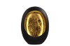 MARRAKECH BLACK/GOLD EGG T-LIGHT 20X10X28CM