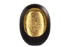 MARRAKECH BLACK/GOLD EGG T-LIGHT 26X11X33CM