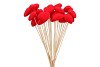 PICK HART VILT RED 6X6+ STICK 50CM P/1