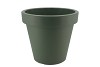 PLASTIC GREEN POT SYNTHETIC WIDE EDGE 40CM