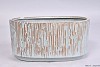 MEDAN HELLBLAU TOPF OVAL 27X15X13CM