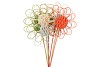 BIJSTEKER ROTAN BLOEM OP STOK 20CM ASS P/10