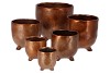 ST TROPEZ MATT COPPER POT 8X8CM