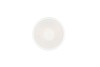 PLASTIC WHITE POT WIDE EDGE 20CM