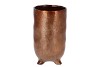 ST TROPEZ MATT COPPER VASE 12X21CM