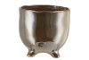 ST. TROPEZ DARK PEARL POT 12X12CM
