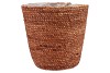 SEAGRASS STRAW BASKET POT TERRA 32X32CM NM