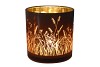 DRY FLOWER PINK/GOLD T-LIGHT 15X15CM NM