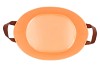 ZINC LEATHER SALMON MAT 29X22X16CM