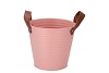 ZINC LEATHER OLD PINK MAT 18X17CM