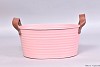 ZINK LEATHER OLD PINK MAT 23X18X12CM