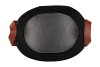 ZINC LEATHER BLACK MAT 25X19X14CM