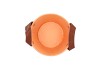 ZINC LEATHER SALMON MAT 13X12CM